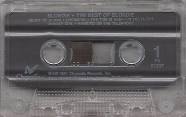 The Best Of Blondie (CASSETTE) | Very Good Plus (VG+) Near Mint (NM) Get Cheap Vinyl