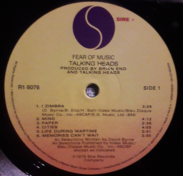 Fear Of Music | Mint (M) Mint (M) Get Cheap Vinyl