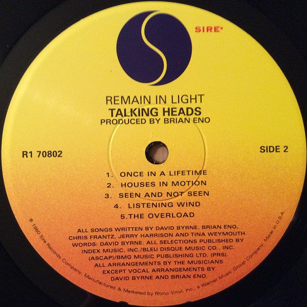 Remain In Light | Mint (M) Mint (M) Get Cheap Vinyl