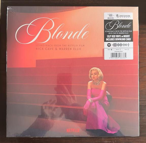 Nick Cave & Warren Ellis Blonde (Soundtrack From The Netflix Film) Invada, Invada LP, RED Mint (M) Mint (M) Get Cheap Vinyl