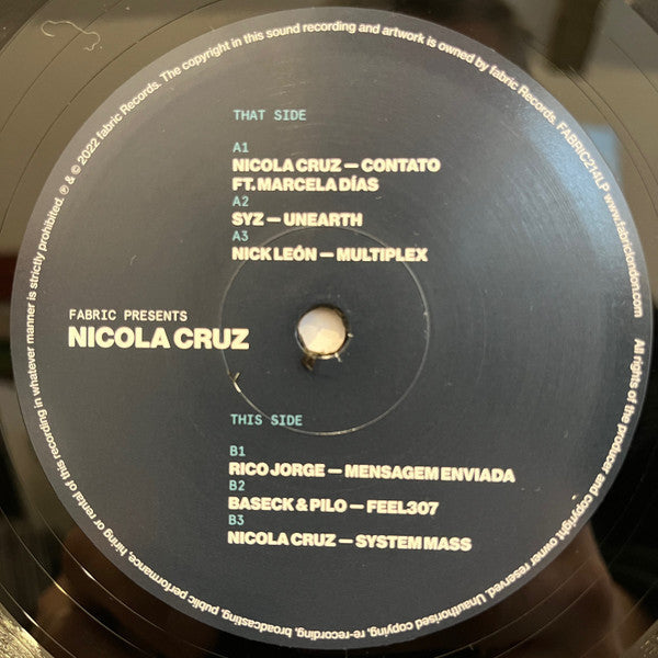 Fabric Presents Nicola Cruz | Mint (M) Mint (M) Get Cheap Vinyl
