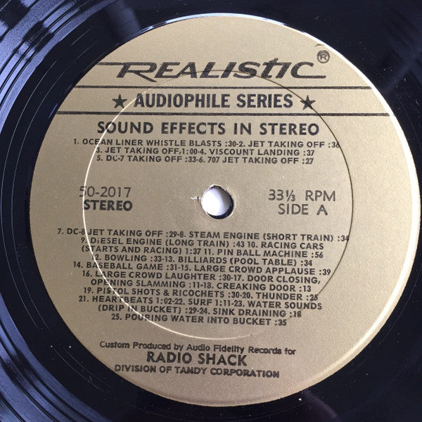Sound Effects In Stereo | Excellent (EX) Excellent (EX) Get Cheap Vinyl