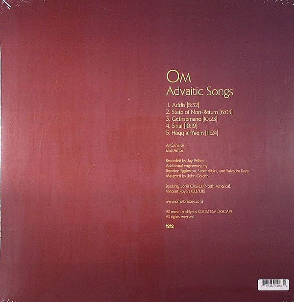 Advaitic Songs | Mint (M) Mint (M) Get Cheap Vinyl