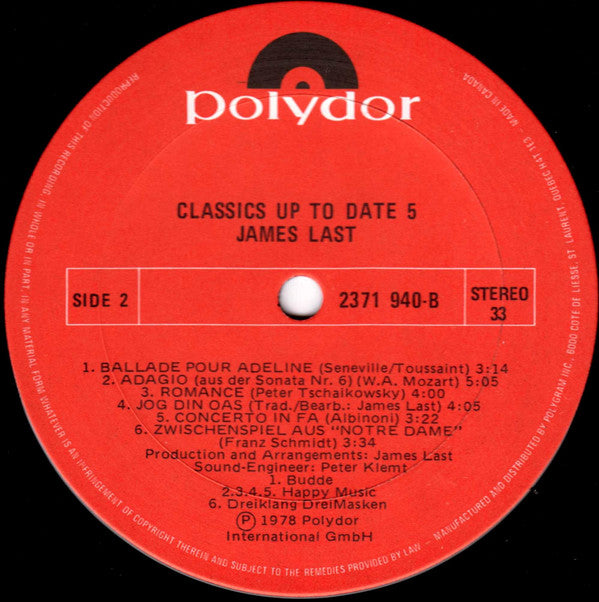 Classics Up To Date 5 | Near Mint (NM) Very Good Plus (VG+) Get Cheap Vinyl