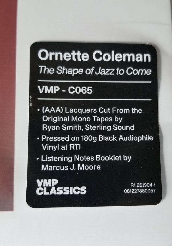 The Shape Of Jazz To Come | Mint (M) Mint (M) Get Cheap Vinyl