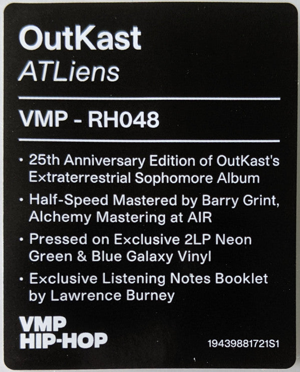 ATLiens (VMP | NEON GREEN & BLUE GALAXY VINYL) | Mint (M) Mint (M) Get Cheap Vinyl