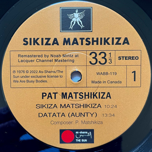 Sikiza Matshikiza [Import] (VINYL) | Mint (M) Mint (M) Get Cheap Vinyl