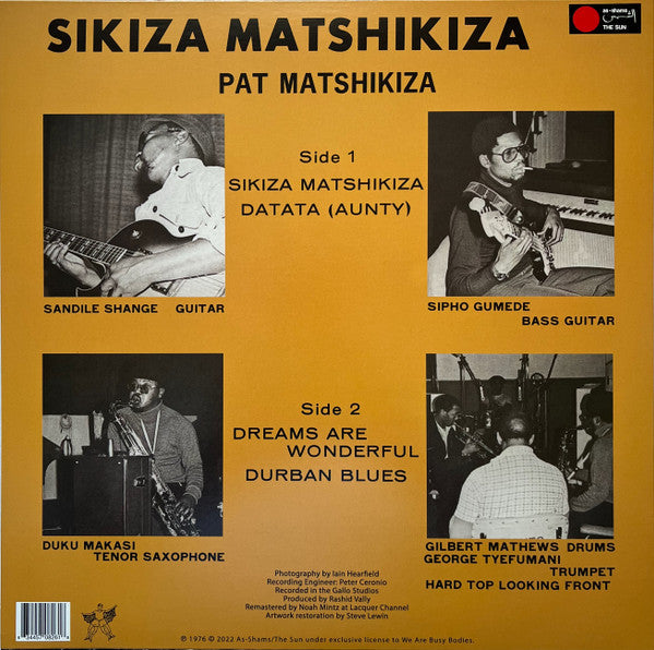 Sikiza Matshikiza [Import] (VINYL) | Mint (M) Mint (M) Get Cheap Vinyl