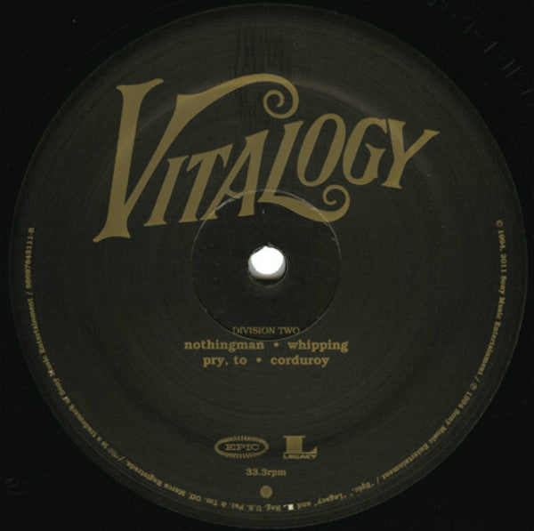 Pearl Jam Vitalogy Epic, Legacy 2xLP, Album, RE, RM, 180 Mint (M) Mint (M) Get Cheap Vinyl