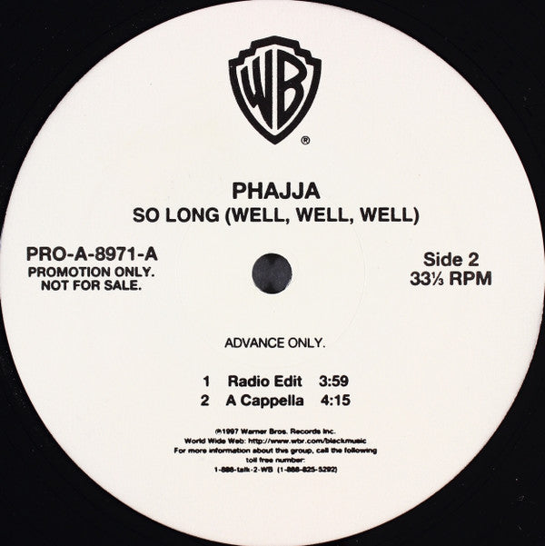 So Long (Well, Well, Well) | Near Mint (NM) Generic Get Cheap Vinyl