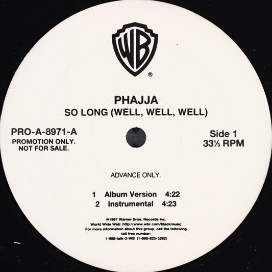 So Long (Well, Well, Well) | Near Mint (NM) Generic Get Cheap Vinyl