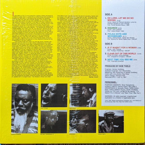 Oh Lord, Let Me Do No Wrong | Mint (M) Mint (M) Get Cheap Vinyl