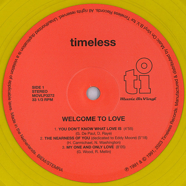Welcome To Love | Mint (M) Mint (M) Get Cheap Vinyl