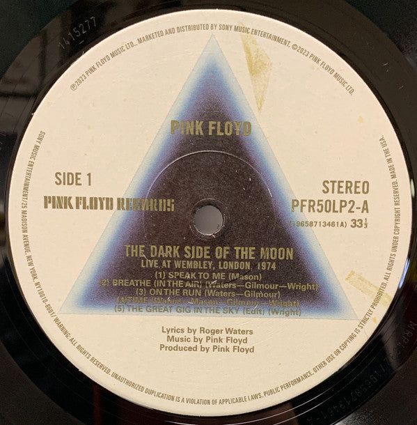 The Dark Side Of The Moon (Live At Wembley 1974) | Mint (M) Mint (M) Get Cheap Vinyl