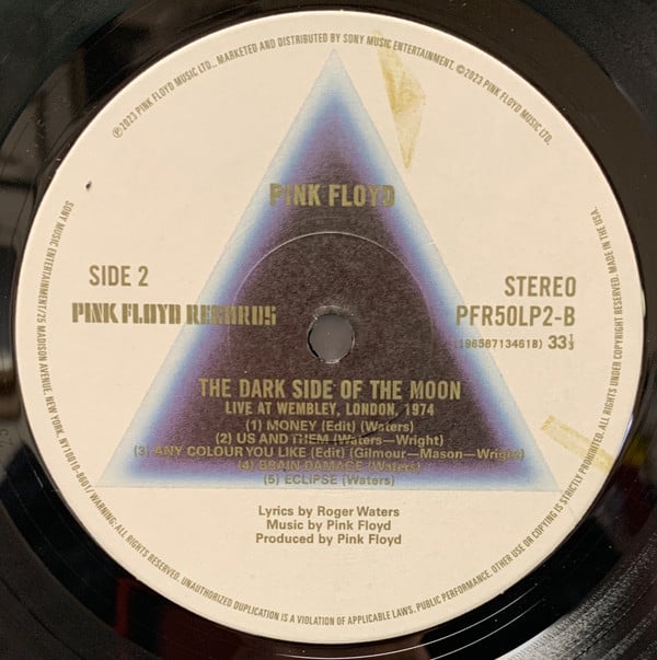 The Dark Side Of The Moon (Live At Wembley 1974) | Mint (M) Mint (M) Get Cheap Vinyl