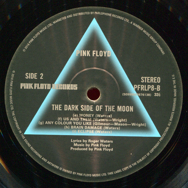 Pink Floyd The Dark Side Of The Moon Pink Floyd Records, Pink Floyd Records LP, Album, RE, RM, 180 Mint (M) Mint (M) Get Cheap Vinyl