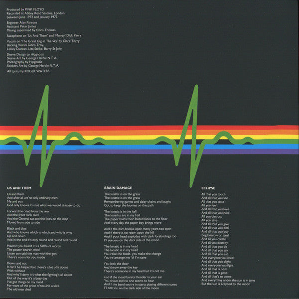 Pink Floyd The Dark Side Of The Moon Pink Floyd Records, Pink Floyd Records LP, Album, RE, RM, 180 Mint (M) Mint (M) Get Cheap Vinyl