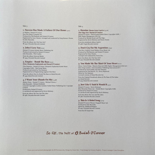 So Far…The Best Of Sinéad O'Connor | Mint (M) Mint (M) Get Cheap Vinyl