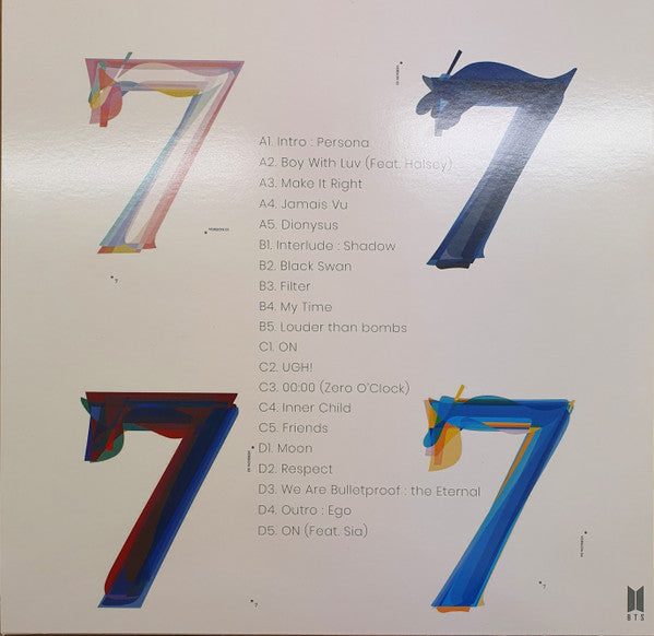 BTS (4) Map Of The Soul: 7 2xLP Mint (M) Mint (M) Get Cheap Vinyl