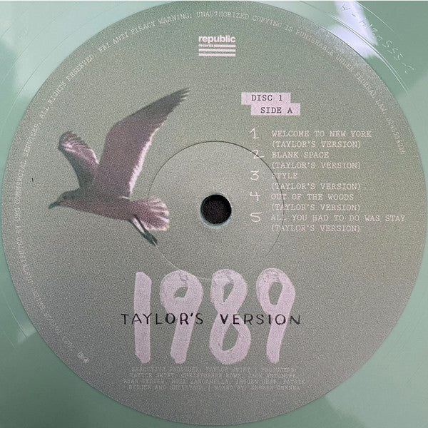 1989 (Taylor's Version 2LP Green Vinyl) | Mint (M) Mint (M) Get Cheap Vinyl