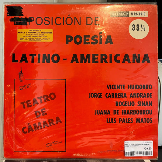 Poesia Latino-Americana | Excellent (EX) Excellent (EX) Get Cheap Vinyl