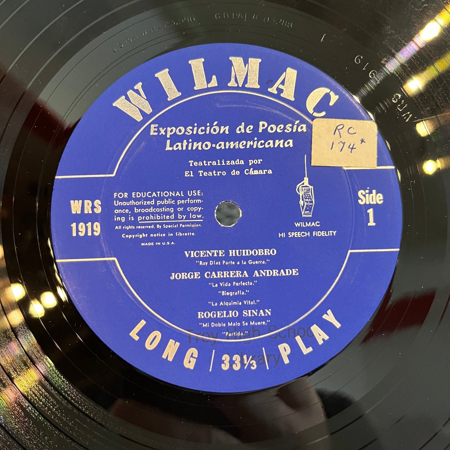 Poesia Latino-Americana | Excellent (EX) Excellent (EX) Get Cheap Vinyl