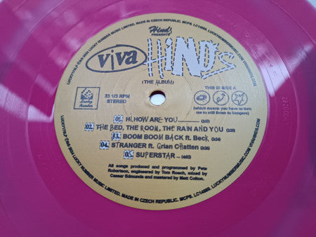 Viva Hinds (PINK IN TRANSPARENT VINYL) | Mint (M) Mint (M) Get Cheap Vinyl