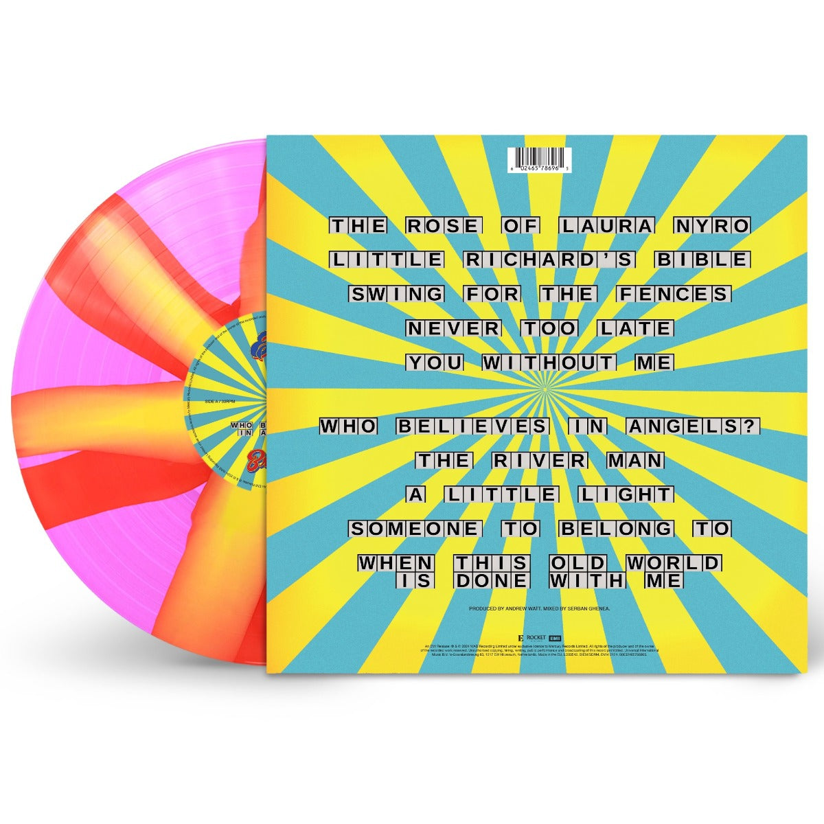 Who Believes In Angels? (IEX: PINK & ORANGE SPIRAL VINYL) | Mint (M) Mint (M) Get Cheap Vinyl