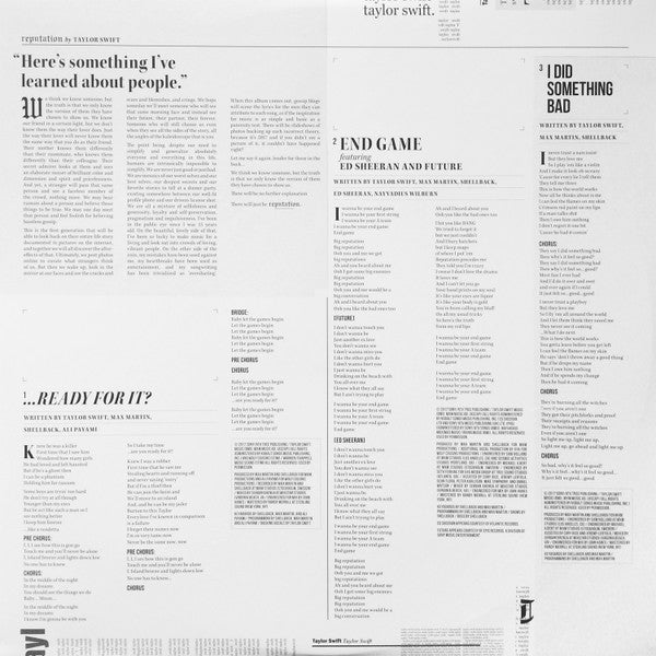 Reputation (2xPICTURE VINYL) | Mint (M) Mint (M) Get Cheap Vinyl