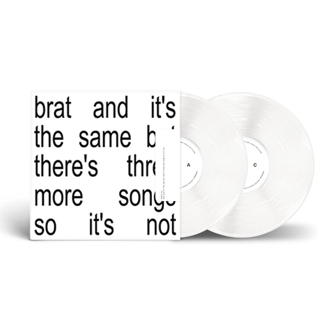 Brat And It's The Same But There's Three More Songs So It's Not (WHITE VINYL) | Mint (M) Mint (M) Get Cheap Vinyl