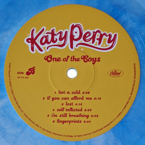One Of The Boys (BLUE/WHITE SWIRL VINYL) | Mint (M) Mint (M) Get Cheap Vinyl