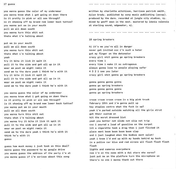 Brat And It's The Same But There's Three More Songs So It's Not (CD) | Mint (M) Mint (M) Get Cheap Vinyl