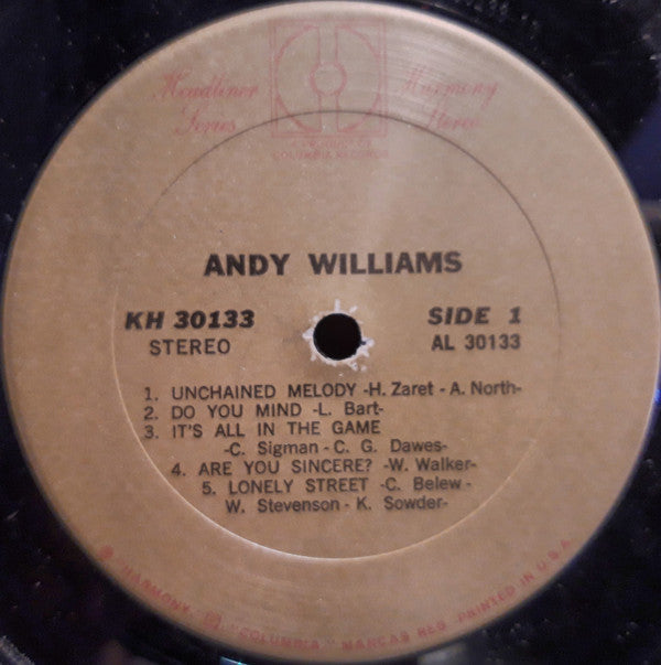 Andy Williams | Mint (M) Mint (M) Get Cheap Vinyl