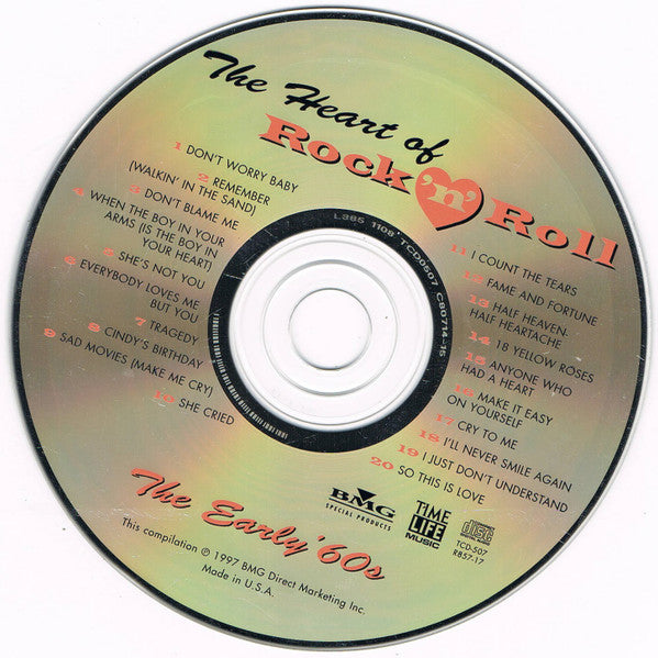 The Heart Of Rock 'N' Roll - The Early '60s *CD* | Mint (M) Mint (M) Get Cheap Vinyl