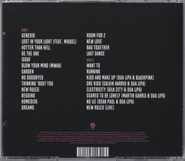 Dua Lipa (CD) | Mint (M) Mint (M) Get Cheap Vinyl