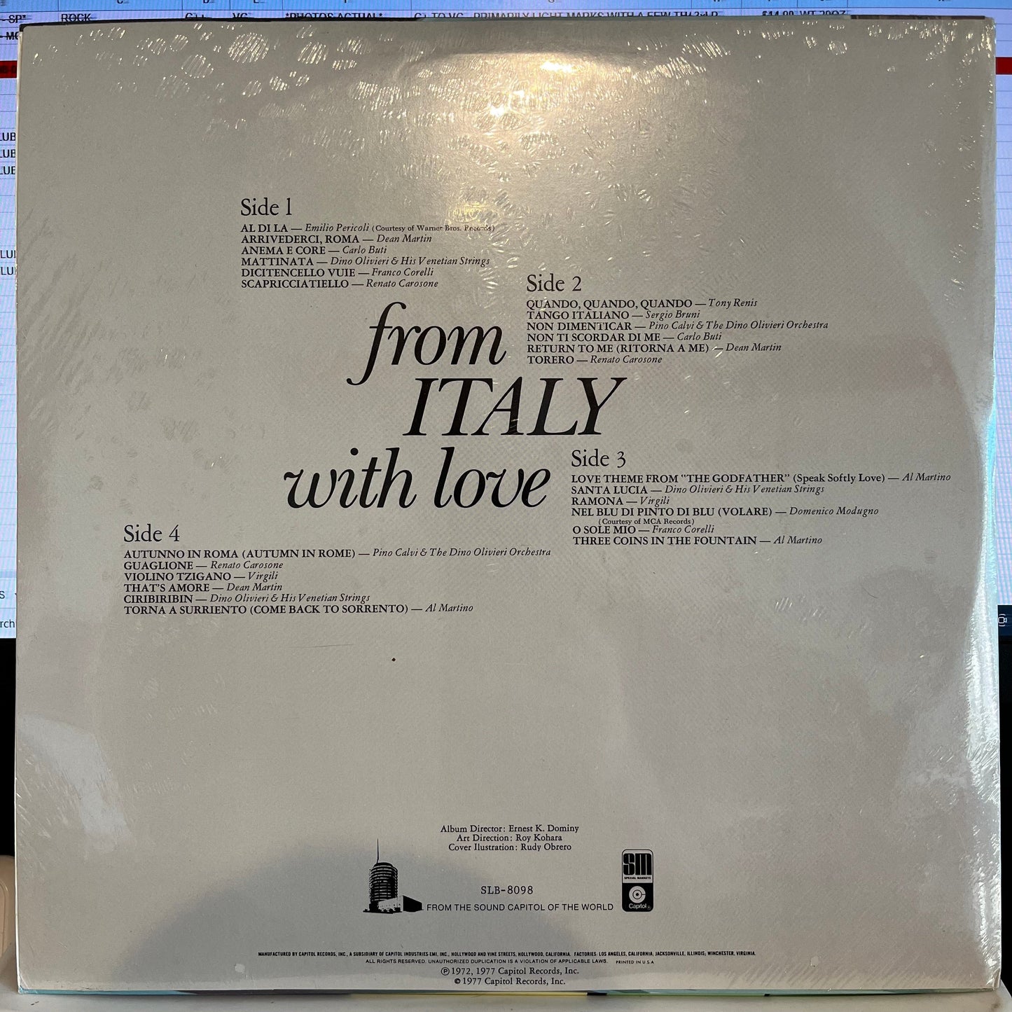 From Italy With Love *SEALED* | Mint (M) Near Mint (NM) Get Cheap Vinyl