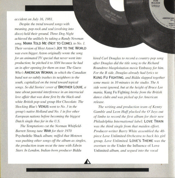 AM Gold - #1 Hits Of The '70s: '70-'74 *CD* | Mint (M) Mint (M) Get Cheap Vinyl