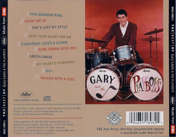 The Best Of Gary Lewis & The Playboys *CD* | Mint (M) Mint (M) Get Cheap Vinyl