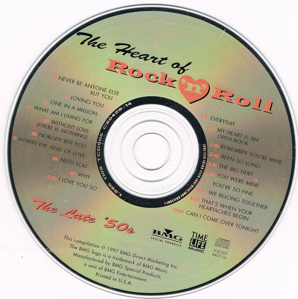 The Heart Of Rock 'N' Roll - The Late 50's *CD* | Mint (M) Mint (M) Get Cheap Vinyl