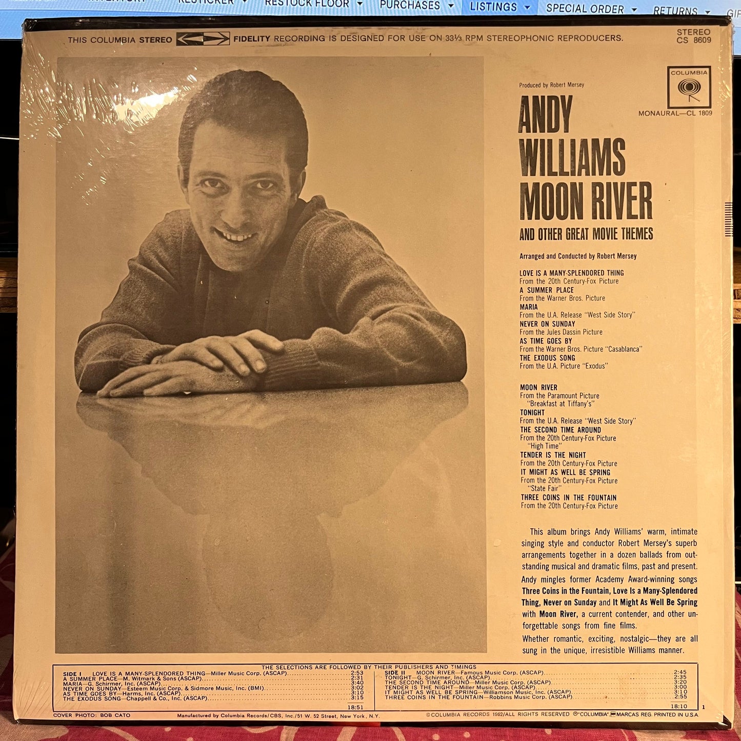 Moon River And Other Great Movie Themes | Mint (M) Mint (M) Get Cheap Vinyl