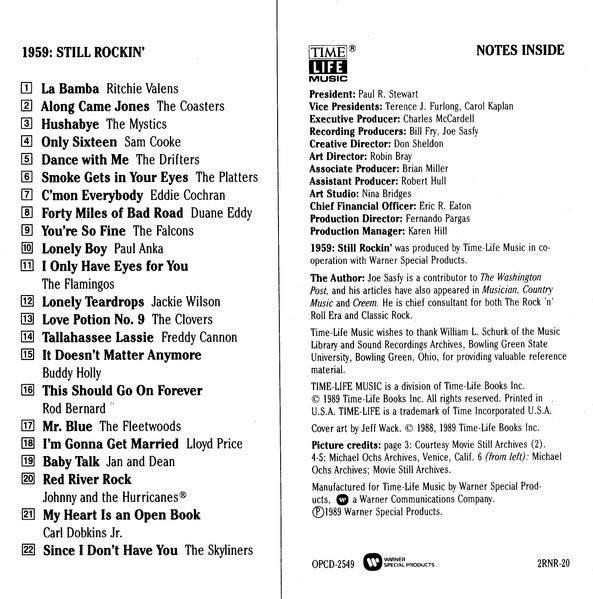 1959 Still Rockin' *CD* | Mint (M) Mint (M) Get Cheap Vinyl