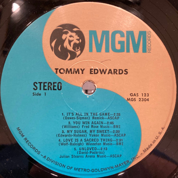 Tommy Edwards | Mint (M) Near Mint (NM) Get Cheap Vinyl
