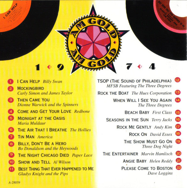 AM Gold 1974 *CD* | Mint (M) Mint (M) Get Cheap Vinyl