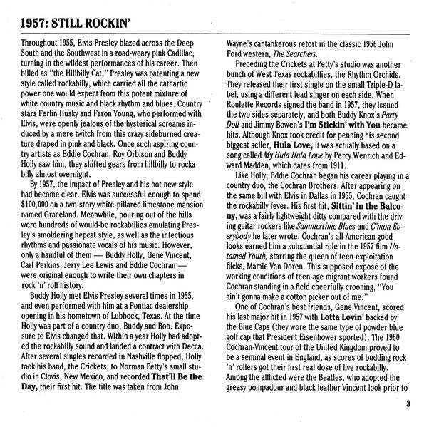 1957 Still Rockin' *CD* | Mint (M) Mint (M) Get Cheap Vinyl
