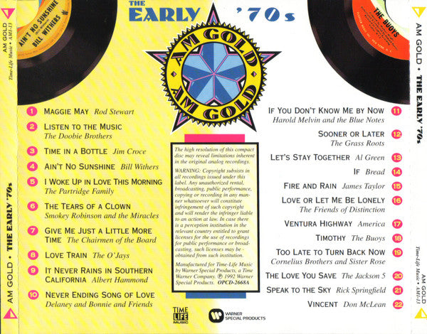 AM Gold (The Early '70s) *CD* | Mint (M) Mint (M) Get Cheap Vinyl