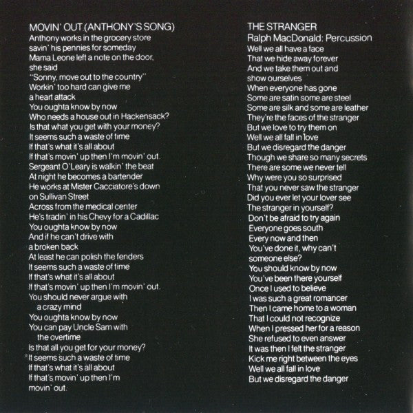 The Stranger (SACD - MFSL) | Mint (M) Mint (M) Get Cheap Vinyl