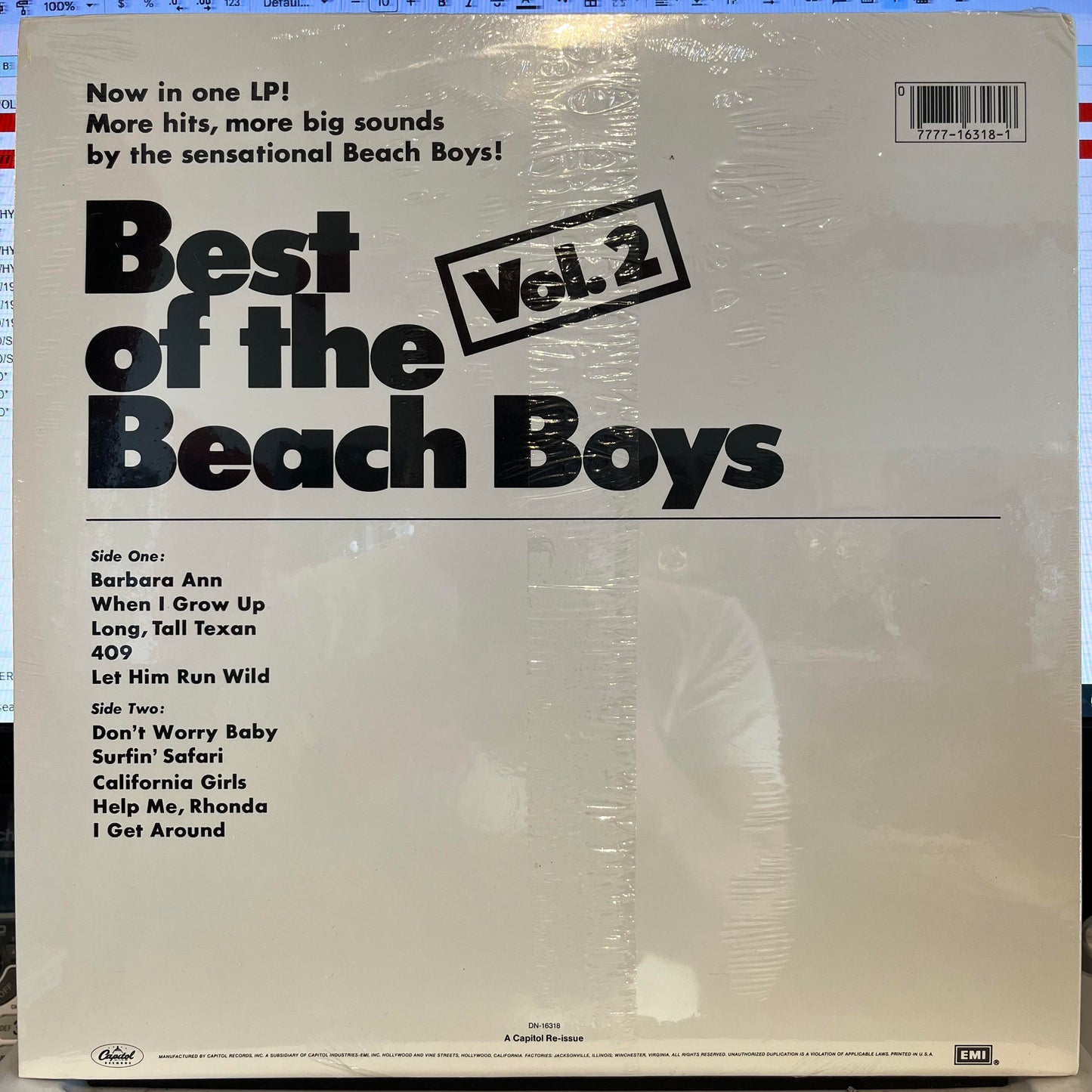The Best Of The Beach Boys Vol. 2 *SEALED* | Mint (M) Mint (M) Get Cheap Vinyl