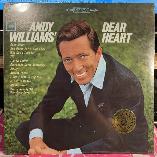Andy Williams' Dear Heart | Mint (M) Near Mint (NM) Get Cheap Vinyl