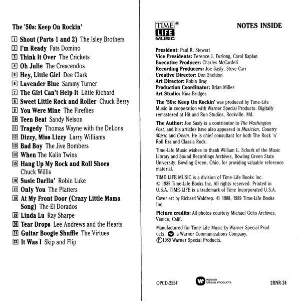 The '50s: Keep On Rockin' *CD* | Mint (M) Mint (M) Get Cheap Vinyl