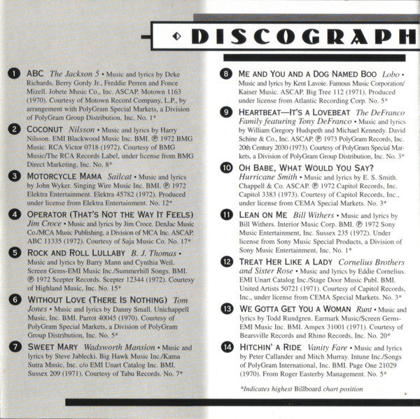 AM Gold - Early-'70s Classics *CD* | Mint (M) Mint (M) Get Cheap Vinyl
